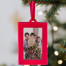 Load image into Gallery viewer, Picture Frames Ornament - Red Small Hanging Picture Frames - Photo Ornaments for Tree - Set of 8