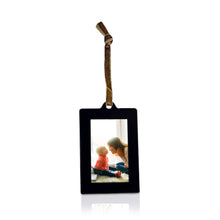 Load image into Gallery viewer, Hanging Picture Frame Ornaments - Set of 8 2x3 Black Hanging Photo Frame