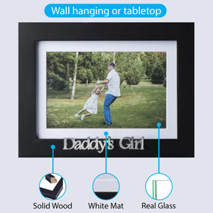 4X6 Picture Frames, Real Glass, Display Photos for Wall or Tabletop, White  with