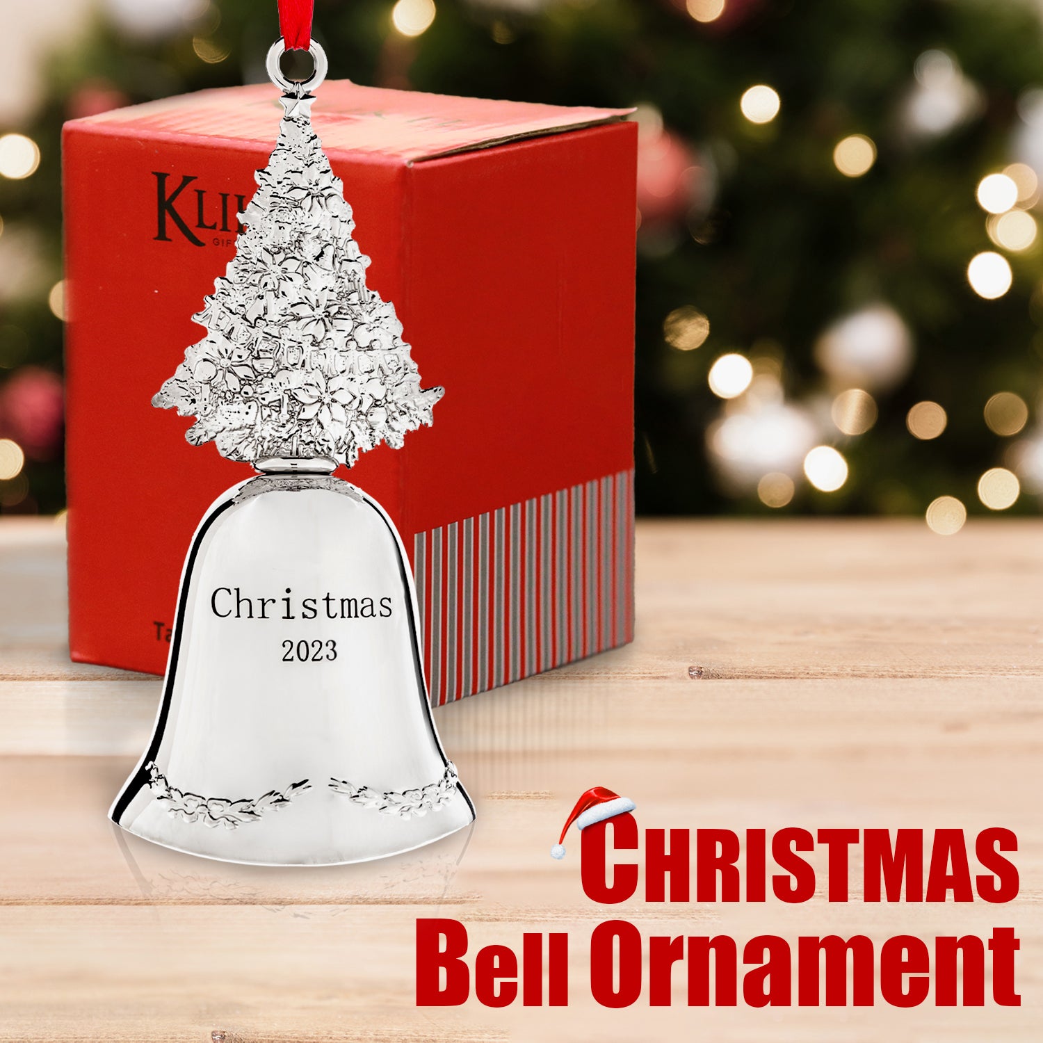 Silver Bells Ornaments